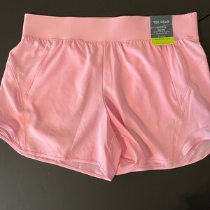 NWT Tek Gear Women’s midrise shorts activewear. Size XL PINK